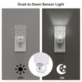 thumbnail image 3 of Honeii Daisies Flowers Print LED Night Light with Light Sensor, Night Lights Plug Into Wall,Ideal for Bedrooms and Hallways-UK, 3 of 7