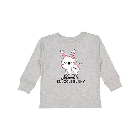 

Inktastic Mimis Snuggle Bunny Easter Girls Long Sleeve Toddler T-Shirt