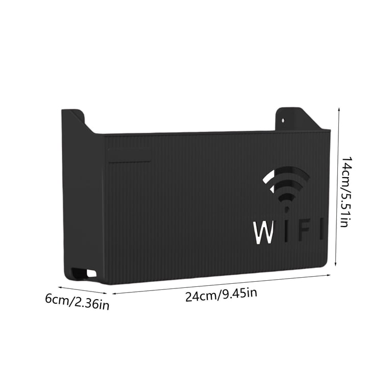 Modem Storage Box WiFi Router Storage Box Wall Mount - Decorative