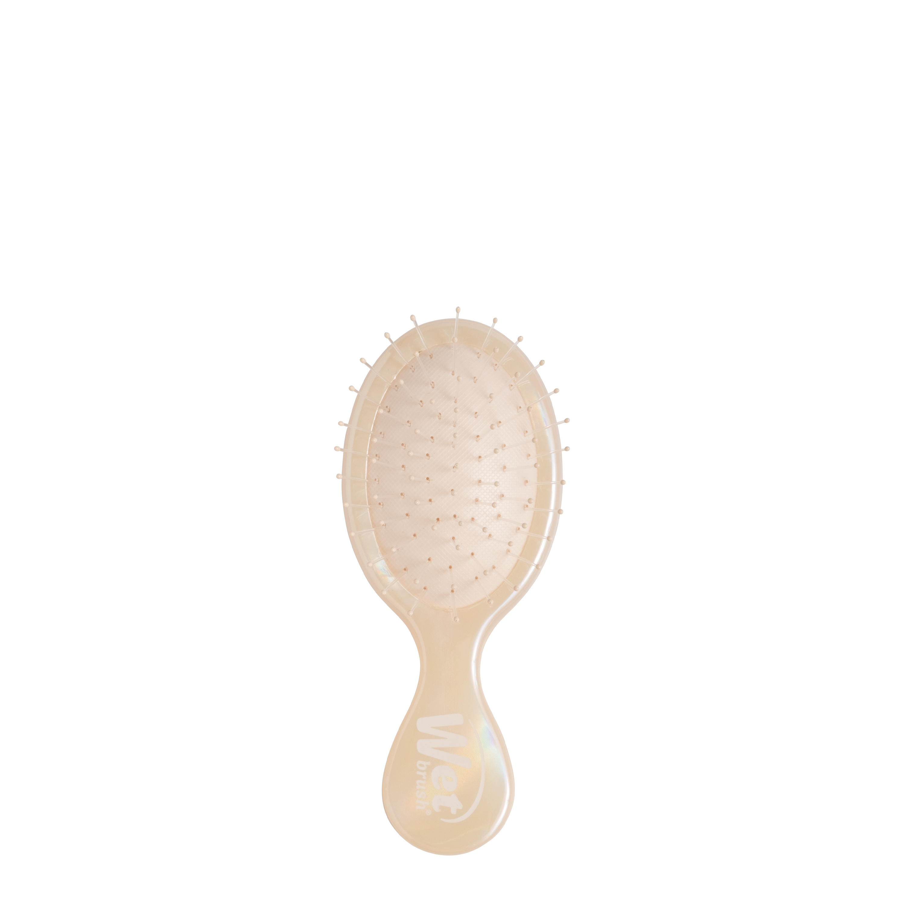 Wet Brush Iridescence Speed Dry and Mini Detangler, Duo Hair Brush Set, Cream, 2 Pack