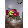 thumbnail image 2 of Green & Burgundy Hydrangea Arrangement, 2 of 4