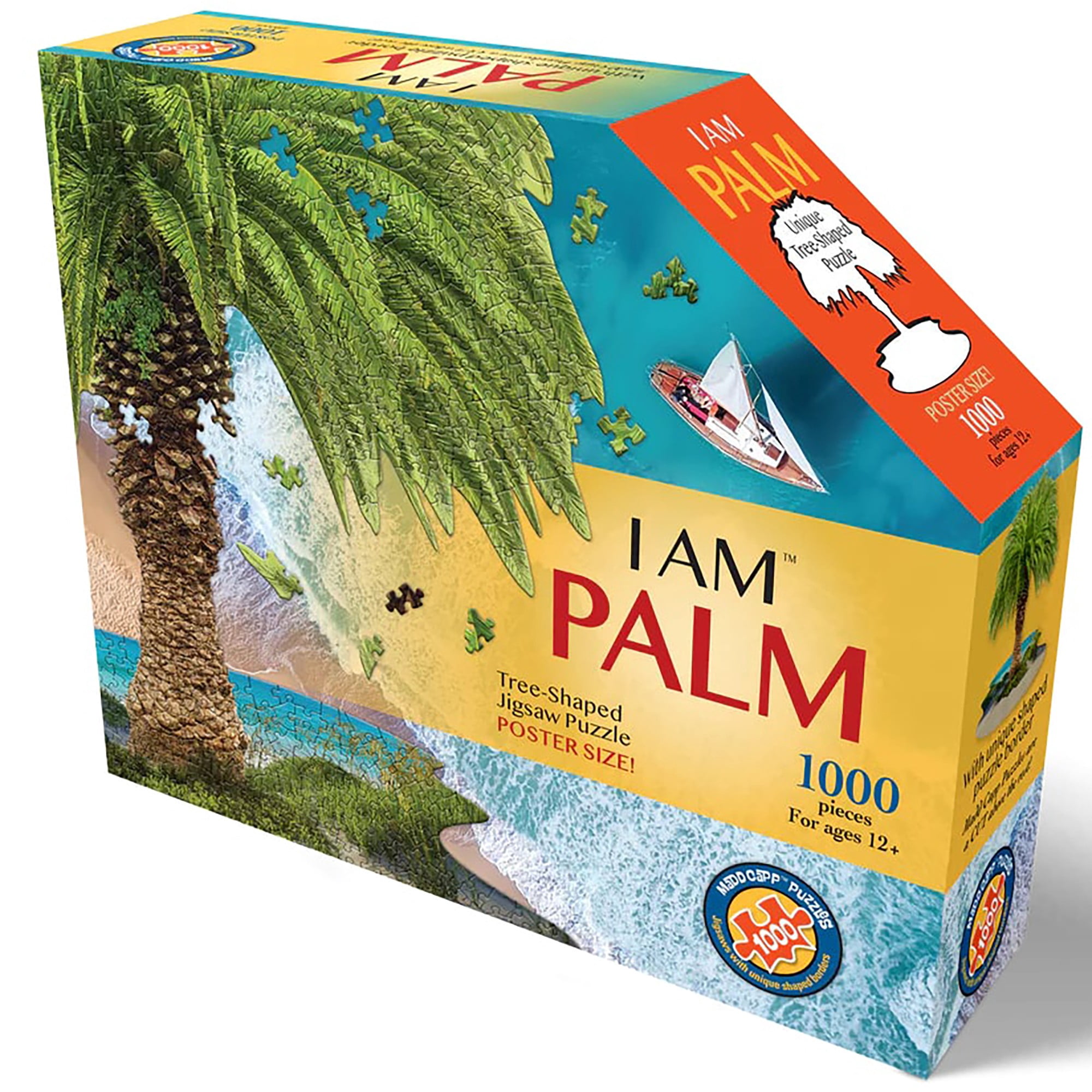Madd Capp: I Am Palm - 1000 Piece Puzzle - Palm Tree Shaped Nature