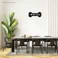 thumbnail image 3 of I Love My Dog Bone Graphic - Beautiful Solid Steel Home Decor Decorative Accent Metal Art Wall Sign, 3 of 6