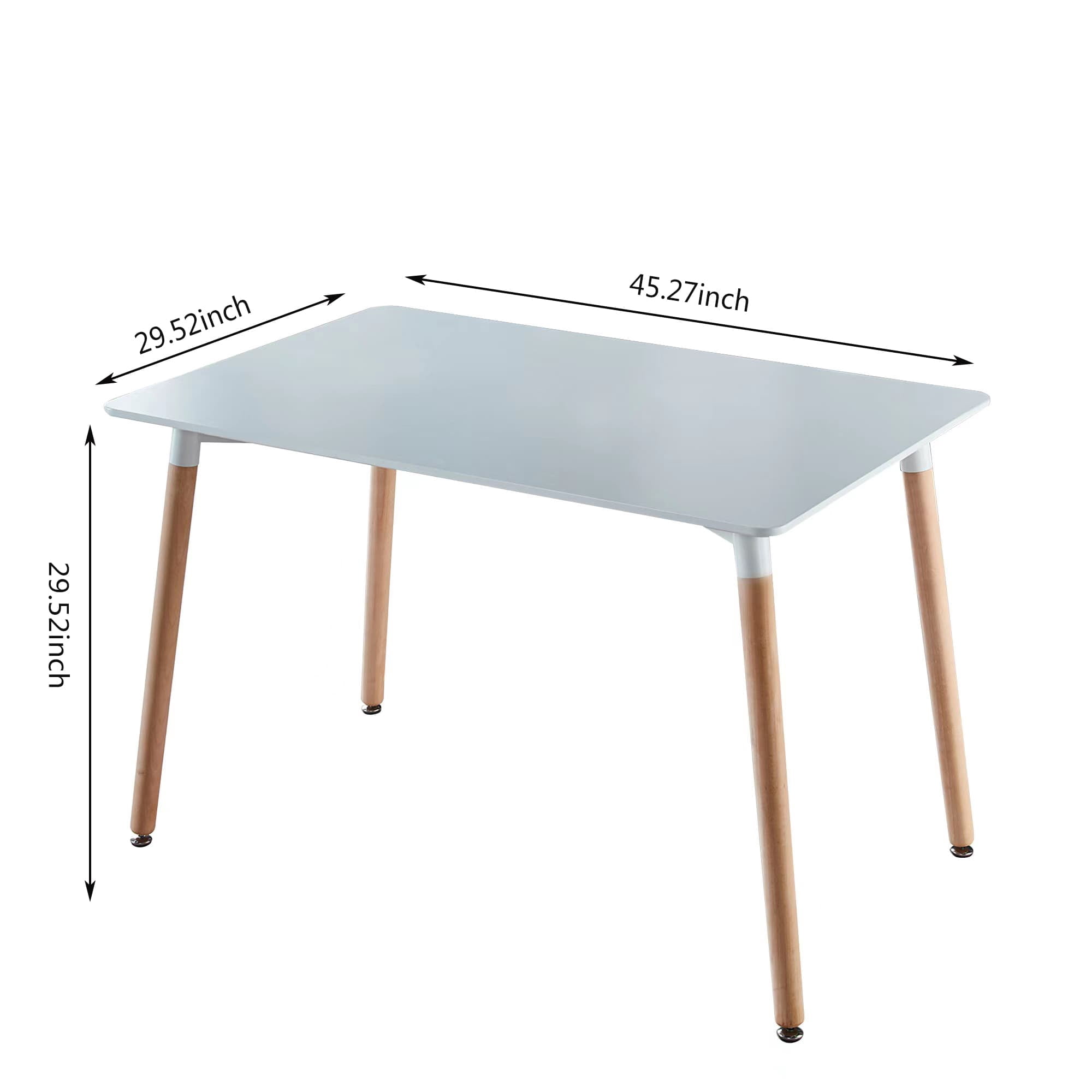 MAYEERTY Modern Black Square Extendable Dining Table - Metal Legs, Bold Gatherings