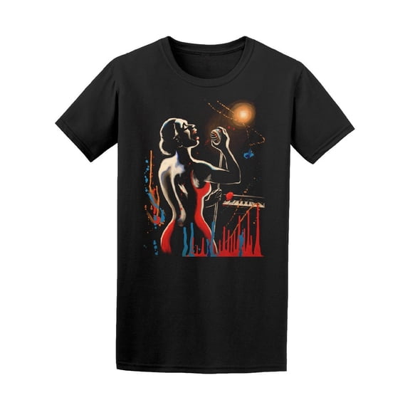 Jazz Singer Silhouette Tee Men's -Image by Shutterstock
