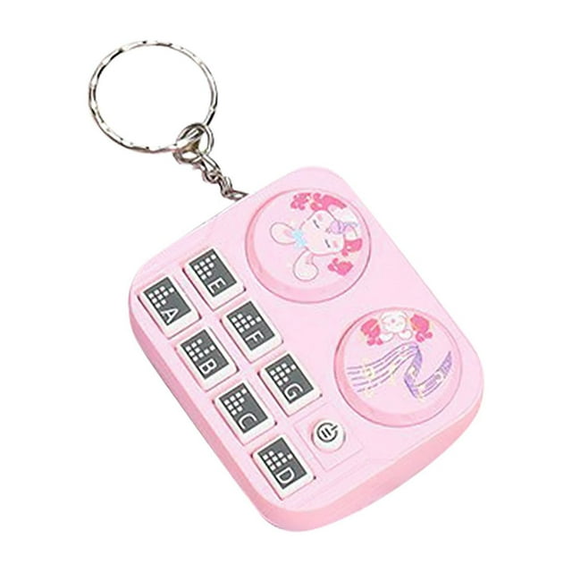 Mini Handheld Whac A Game Machine Cartoon Design Toy Keychain Pendant Disc Player Reactive For Enthusiasts Kids