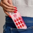 thumbnail image 6 of DIGI by Glamnetic Short Almond Artificial Press-on Nails, Le Rouge, 24 Pieces, 6 of 12