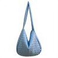 thumbnail image 1 of Bolso casual para mujer, Bolso de mano acolchado sólido de gran capacidad, Bolso de hombro, 1 of 8