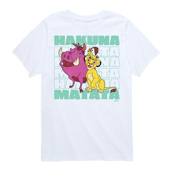 The Lion King - Hakuna Matata Pop Short Sleeve Graphic T-Shirt