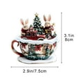 thumbnail image 3 of Vacemry Under $5 Christmas House Ornament with Snowy Cottage Design, Acrylic Hanging Decor for Winter Village Display, Tabletop Shelf Mantel Decoration, Seasonal Home Accent Piece, 3 of 9