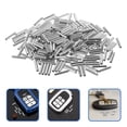 thumbnail image 2 of MOVTOTOP 200 Pcs Pièces de Rechange pour Clé de Voiture en Acier Inoxydable Longueur 8mm Diamètre 4mm Diamètre Intérieur 1.6mm avec Ressort de Verrouillage à Axe Rabattable, 2 of 8