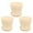 Beige, variant on ​​ZCSKFIN 3-Pack Flower Pots with Drainage Trays, Modern Planters for Indoor Houseplants, Lightweight and Sturdy Containers with Saucers to Protect Surfaces from Water​​