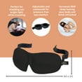 thumbnail image 5 of Bucky 40 Blinks No Pressure Eye Mask for Travel & Sleep, Garden Lattice, 5 of 8