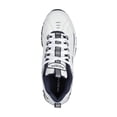 thumbnail image 3 of Zapatilla Skechers Energy Afterburn para hombre, color blanco/azul marino, talla 10, 3 of 7