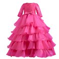 thumbnail image 1 of SAYOO Vestido de princesa para niñas, vestido de encaje floral para niños SAYOO moda, 1 of 9