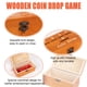 thumbnail image 3 of Juego Coin Drop Extruds de madera con 50 monedas, caja y dados, 3 of 6