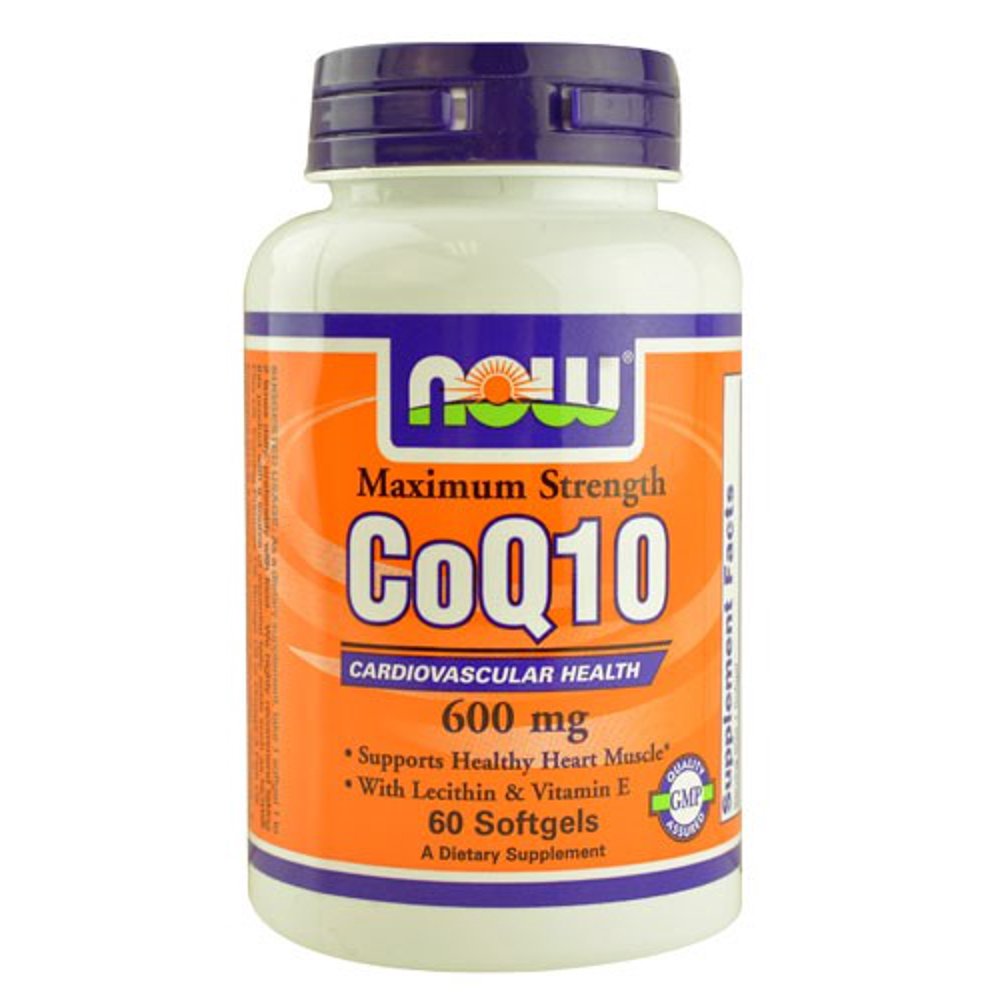CoQ10 600 mg 60 Softgels by NOW Foods