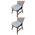 thumbnail image 3 of Ounissouiy Cojines de asiento de esponja universales para todas las estaciones para sillas de comedor para el hogar - Noveno duradero y que no se 9º - Azul cielo 2Conjunto, 3 of 6