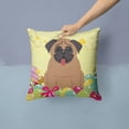 thumbnail image 2 of Easter Eggs Design Dog Art Fabric Decorative Pillow, 2 of 4
