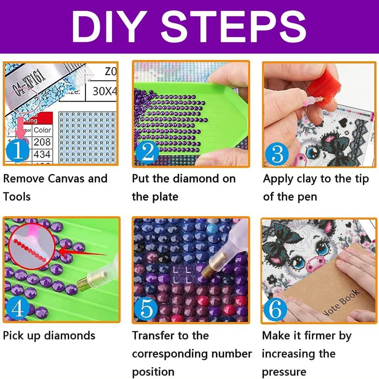 Wolf Diamond Art Kits for Adults, 5D Diamond Painting Kits for