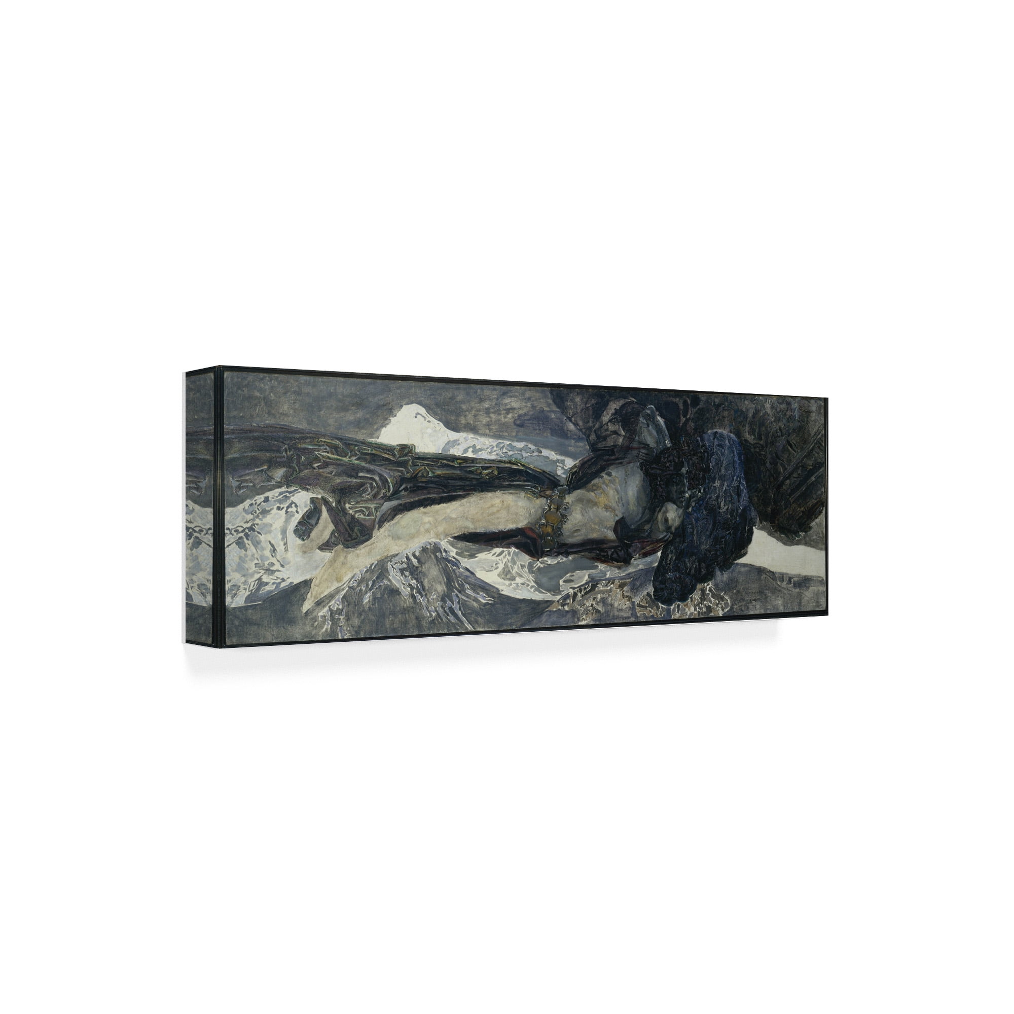 Mikhail Vrubel 'Flying Demon' Canvas Art