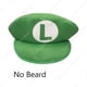 thumbnail image 1 of Sombrero de cosplay de dibujos animados de Super Mario Bros Luigi, figura de anime de juego clásico, ropa divertida de Halloween, gorra unisex para niños y adultos, regalos de fiesta, 1 of 5
