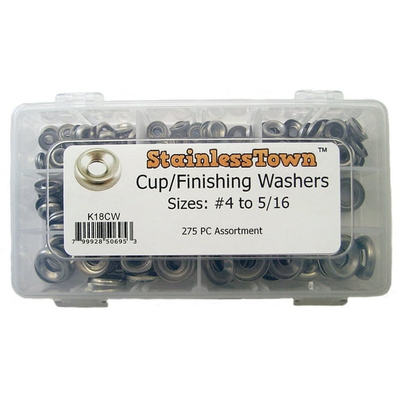 Stainlesstown Stainless Steel Cup/Finishing Washer Assortment