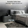 thumbnail image 3 of Portable Toilet Seat, Collapsible Commode with Waste Bags, Compact Toilet for Indoor Outdoor Camping Fishing Driving Hiking, 3 of 5