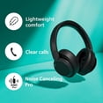 thumbnail image 5 of Auriculares inalámbricos PHILIPS H6509, auriculares Bluetooth supraaurales con cancelación de ruido Pro, graves dinámicos, duración de la batería de 70 horas, carga rápida, almohadillas suaves, Blueto, 5 of 5