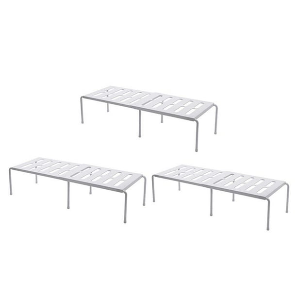 3X Estantes Organizadores de Estantes de Mostrador Expandibles de Cocina Baño Debajo del Despensa Soportes
