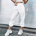 thumbnail image 2 of Siilsaa Wide Leg Womens Pants Women Wide Leg Jeans High Waist Baggy Jeans Loose Boyfriend Jeans Denim Pants Y2K Navy White,XXL, 2 of 4