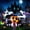 Sitting Unicorn and Dinosaur, variant on Joyfy 8 FT Halloween Inflatable Skeleton Dinosaur with Build-in LEDs Pumpkin Decorations,Halloween Outdoor Decorations Blow up Yard Decorations
