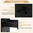 thumbnail image 5 of DRAZUNO File Cabinet with Lock 4 Drawers Fits Files A4/Letter Size Adjustable Shelf, 5 of 8