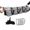thumbnail image 1 of Labymos Storage Net Pocket Car Trunk Net Bag Rear Cargo Net Storage Organizer 43x12in for, 1 of 5