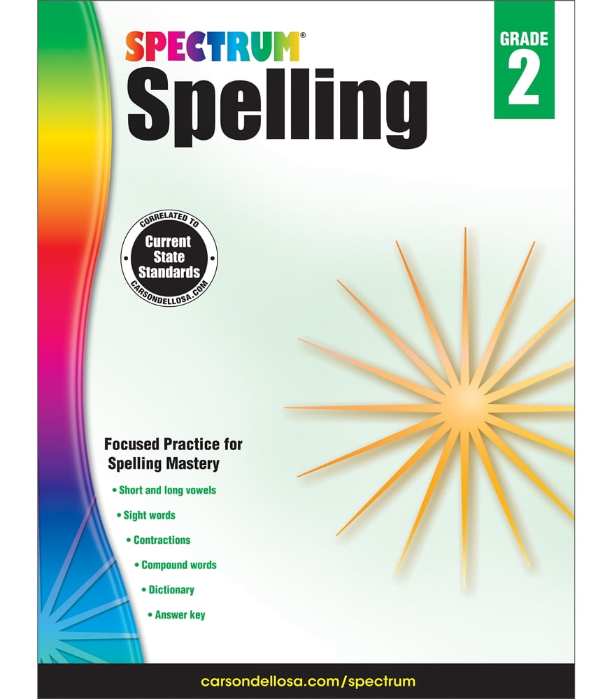 Spectrum Spelling Workbook Grade 2