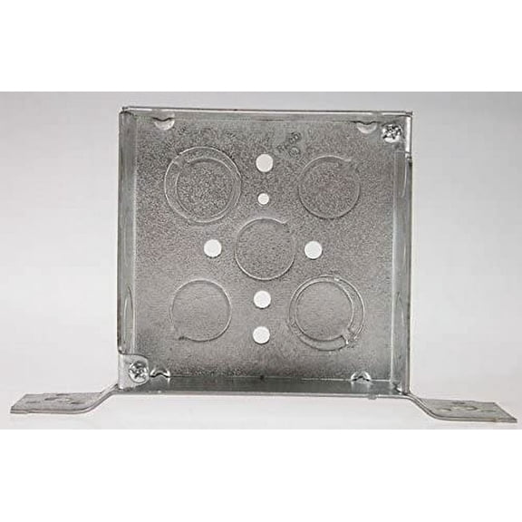 Hubbell Raco 8196 4" Square Bracketed Electrical Box