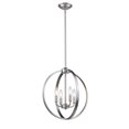 thumbnail image 2 of Golden Lighting 3167-4P PW Colson PW 4 Light Chandelier, Pewter, 2 of 5