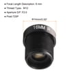 thumbnail image 2 of Uxcell 16mm CCTV Camera Lens, 720p F2.0 FPV Wide Angle Security Camera Lens M12 Threaded Dia for IP Camera, Black, 2 of 6