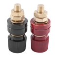 thumbnail image 3 of 2Pcs Terminal Binding Post, 555 Type Brass Pillar Terminal Block M8 Thread Diameter Binding Post 220, 3 of 5