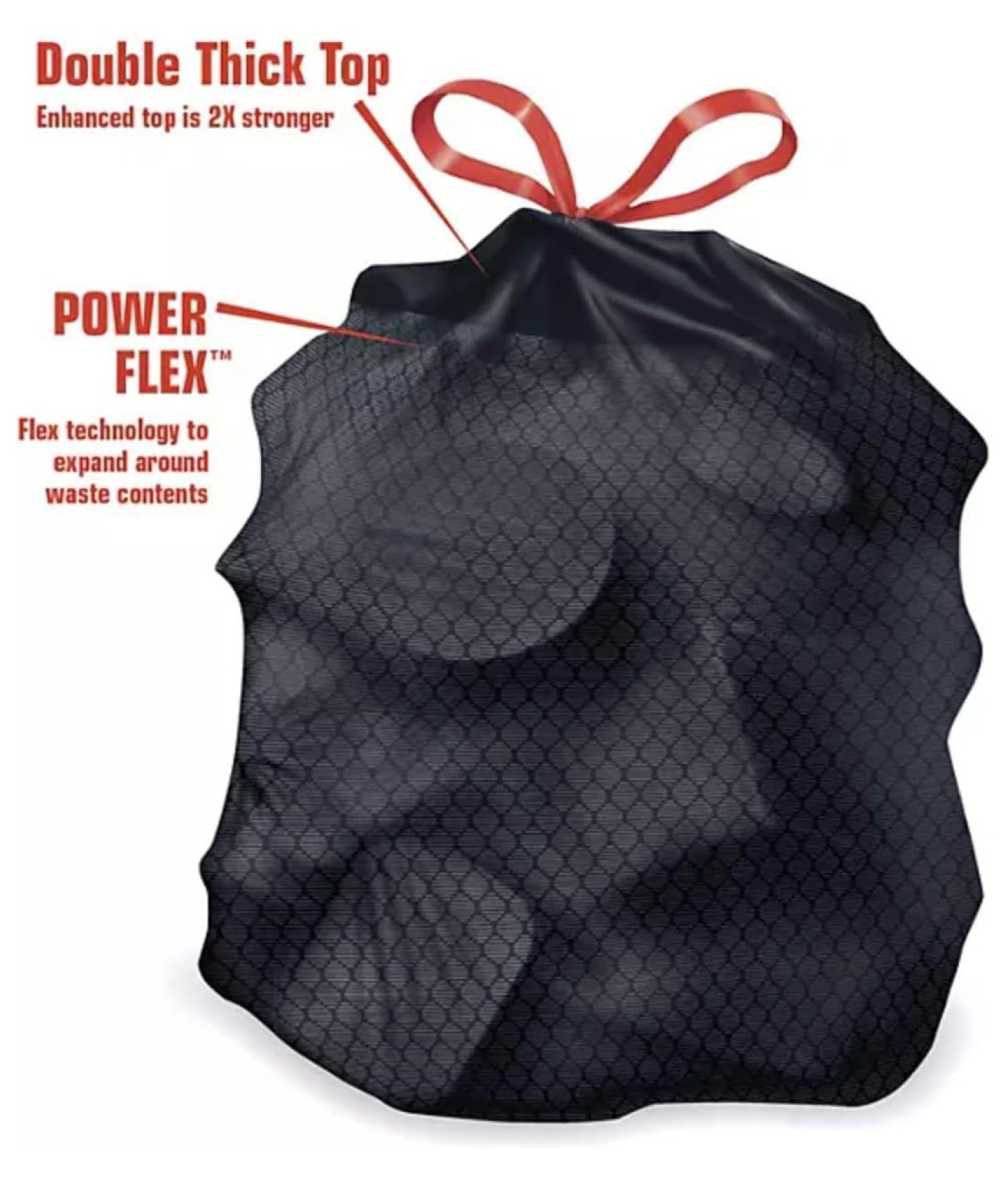 Heavy Duty 39-Gallon Yard Trash Bags, Unscented, 90 ct.