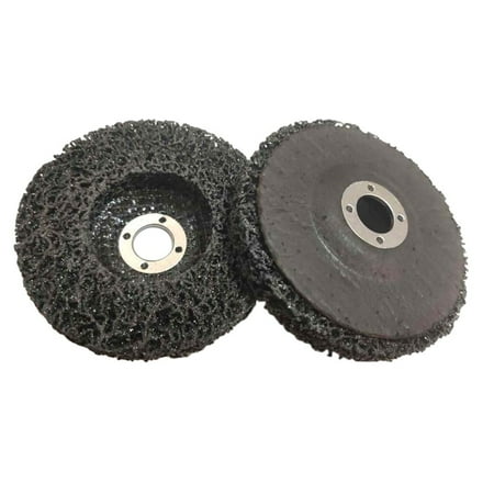 

2 Pcs Rust Removal Angle Grinder Polishing Grinding Disc Pads Wheel 4inch