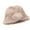 Beige, variant on Warm Ushanka Bear Hat Caps Bucket Hat Thicken Winter Plush Hat for Casual Wear