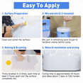 thumbnail image 5 of DWIL Tile Paint, Tub and Tile Refinishing Kit with Tools, Water-Based Bathtub Paint - Low Odor, Easy to Use, 25-30sq.ft, 16.5oz, Semi-Gloss White, 5 of 11