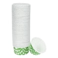 thumbnail image 1 of Unique Bargains 50 Pcs Standard Cupcake Cups Disposable Oven Safe Baking Cups, Green, 1 of 5