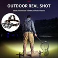 thumbnail image 2 of Rechargeable Headlamp with 5 LED Super Bright Lamp Beads, IPX45-Waterproof Headlamps Flashlight for Fishing, Camping, Hiking & Outdoors, 2 of 5