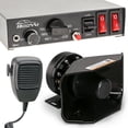 thumbnail image 1 of Sistema de megafonía BooYu, 9 tonos, 12 V, sirena policial, 1 of 7