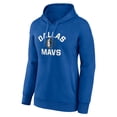 thumbnail image 2 of Women's Blue Dallas Mavericks Overtime Pullover Hoodie, 2 of 3