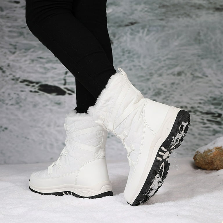 Xysaqa Womens Outdoor Snow Ankle Boots, Women Winter Home