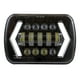 thumbnail image 3 of Dunari Powersports Par de Faros Led 5x7 Compatible con Jeep Yj Cherokee Xj Drl Blanco/Ambar Arizone Par de Faros Led 5x7 Compatible con Jeep Yj Cherokee Xj Drl, 3 of 3
