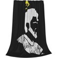 thumbnail image 2 of Js Music Coles Flannel Blanket Air Conditioning Blanket Nap Blanket Sofa Throw Blanket Throw Blankets 80"X60", 2 of 6